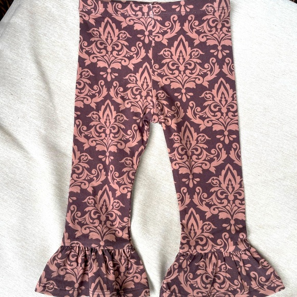 Bonnie Baby, 2 piece matching outfit, Brown, Pink & Green, Size 24 Month - Picture 4 of 7